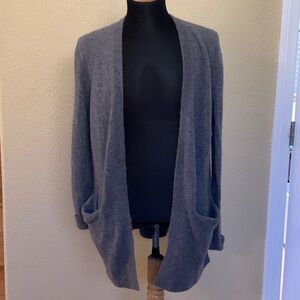 Madewell grey cardigan pockets no buttons